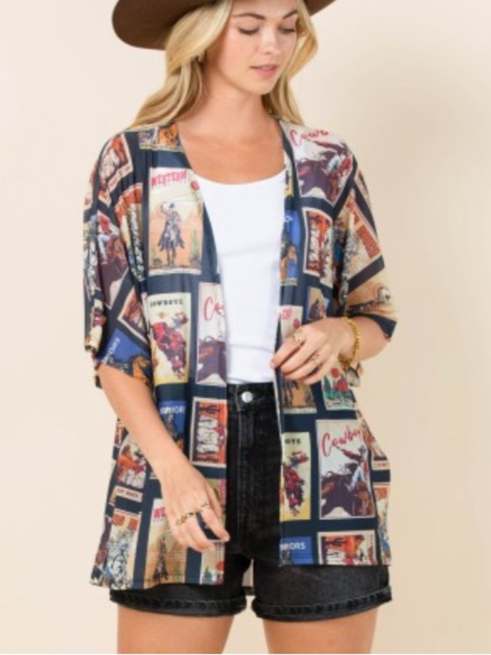 Western Vintage Kimono